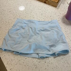 Size 4 Lululemon “Pace Rival” tennis skirt. Worn twice.
